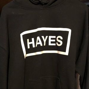 Hayes Grier hoodie from official merchandise site.